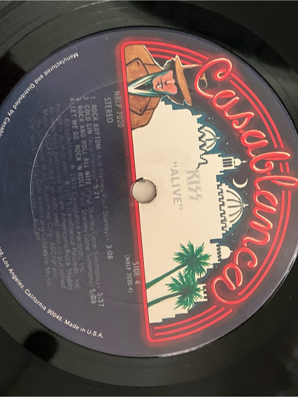 1975 KISS “Alive” Vinyl Record #NBLP 7020 First Pressing - Picture 9 of 16